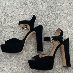 Michael Kors Black Platform Heels